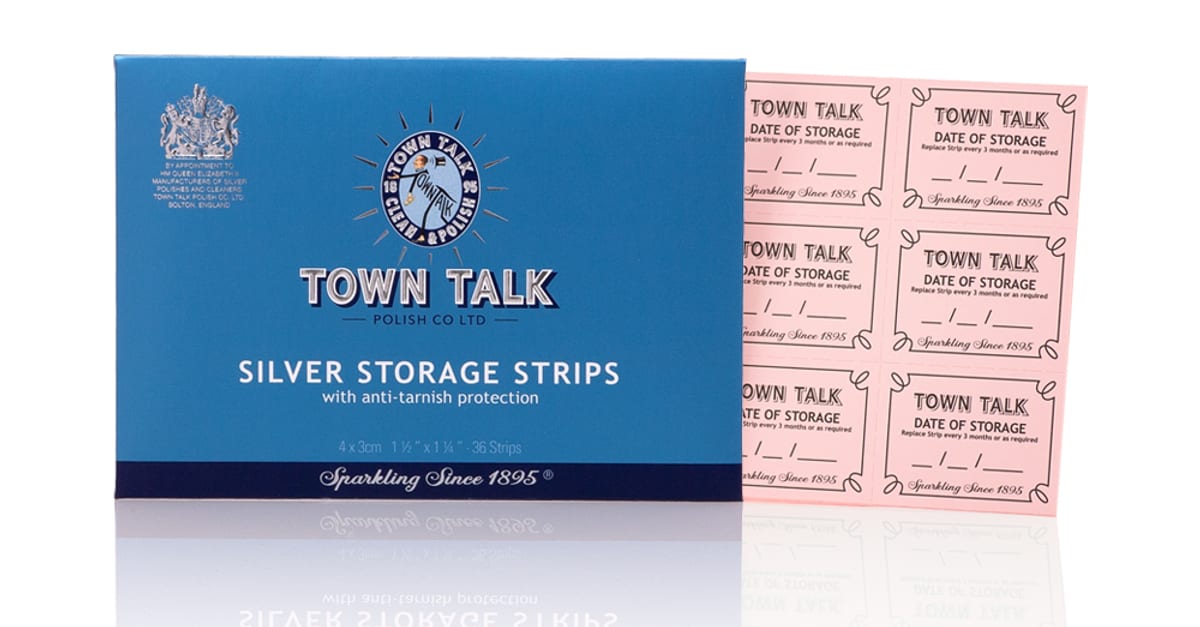Anti-Tarnish Silver Storage Strips Wallet Town Talk